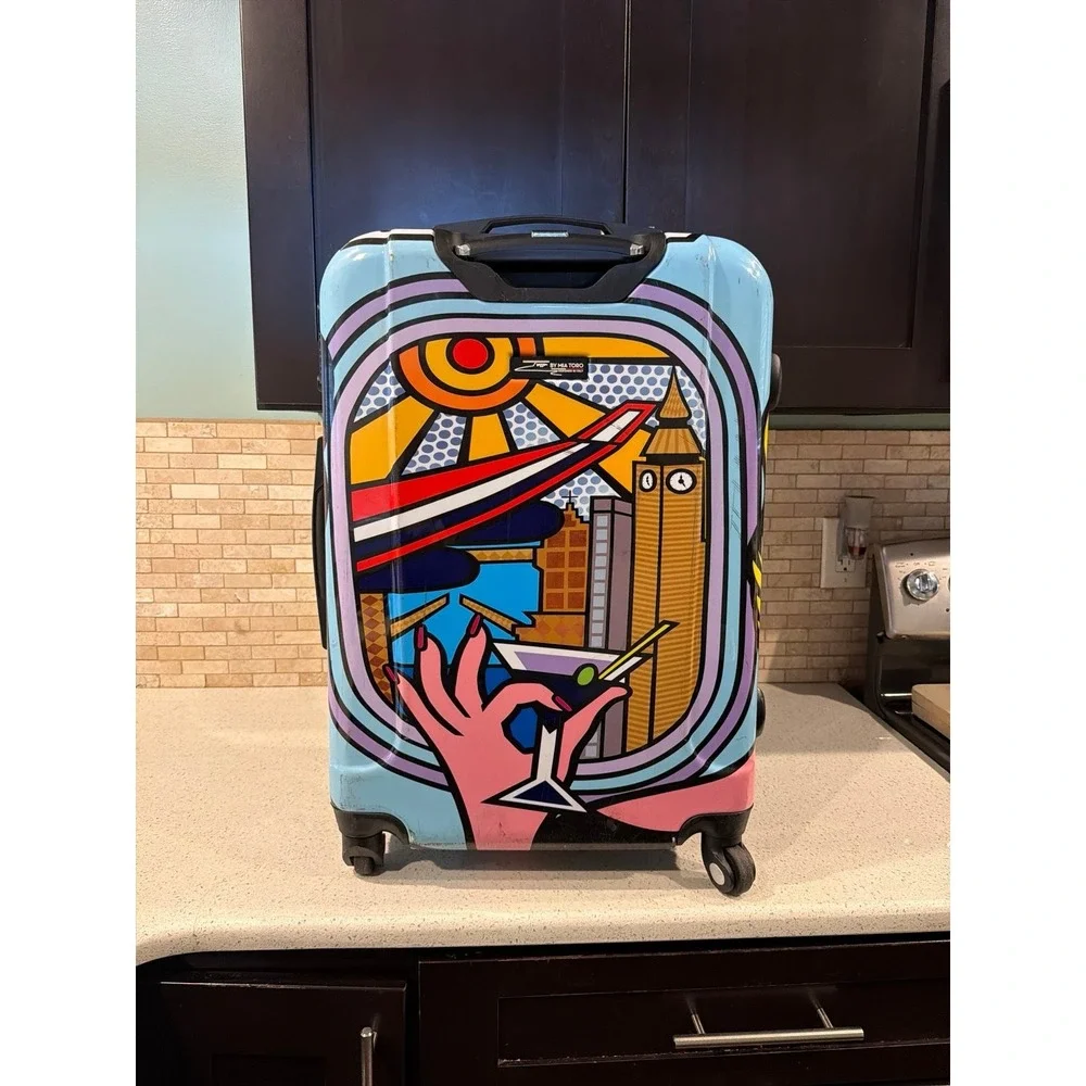 Jozza Airplane Spinner Luggage‎ 24 Inches Hardside